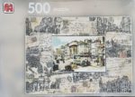 Image of the puzzle 500, Jumbo, Postcard from Paris, Miles Graff, Complete, Picture of the box