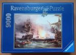 Image of the puzzle 9000, Ravensburger, Bombardment of Algiers, by George Chambers, Sealed Bag, Picture of the box