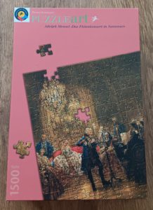Image of the puzzle 1500, Prestel, Flute Concert with Frederick the Great, by Adolph Menzel, Complete, Picture of the box