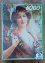 Image of the puzzle 6000, Schmidt, Girl, Émile Vernon, Factory Sealed, Picture of the box
