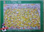 Image of the puzzle 1000, Heye, Footballissimo, Guillermo Mordillo, Factory Sealed, Picture of the box