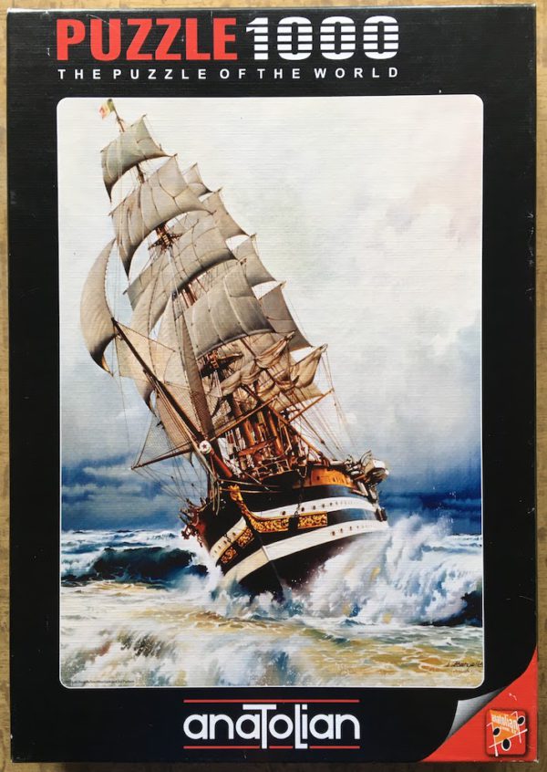 Image of the puzzle 1000, Anatolian, Black Pearl, by Lluís Bargalló, Complete, Picture of the box