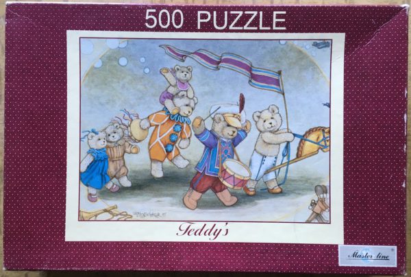 Image of the puzzle 500, PTZ, Teddy's, by Joy Scherger, Complete, Picture of the box