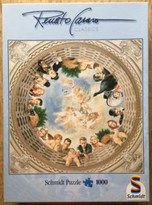 Image of the puzzle 1000, Schmidt, Paradise View, by Renato Casaro, Complete, Picture of the box