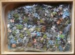Image of the puzzle 1500, Ravensburger, Farmhouse, Incomplete, Picture of the bag