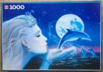 Image of the puzzle 1000, Jumbo, Dolphin Princess, Complete, Picture of the box