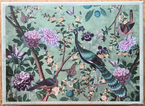 Image of the puzzle 1000, Bekking & Blitz, Hand-painted 18th Century Chinese Wallpaper (details), Complete, Picture of the box