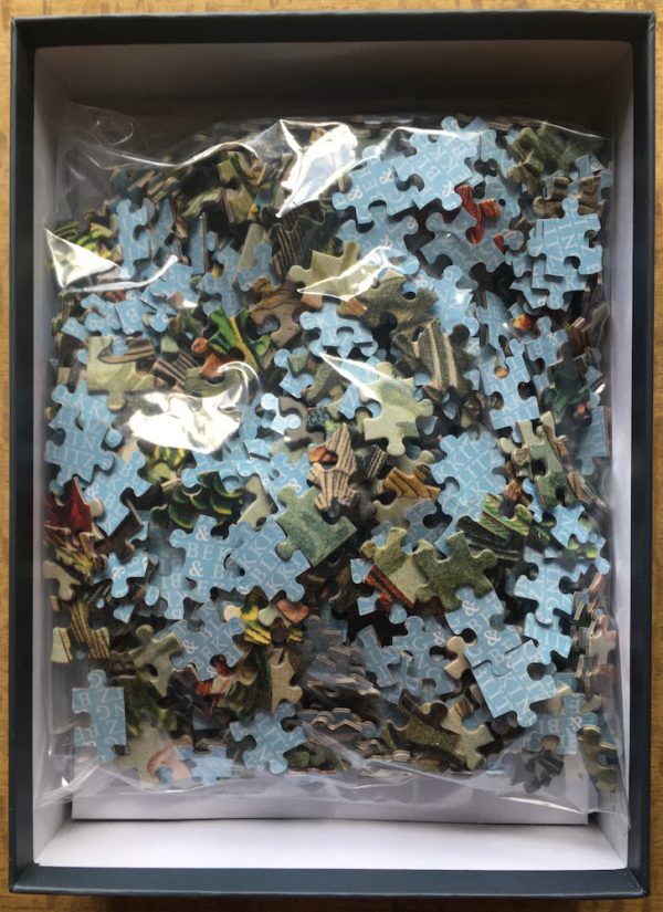Image of the puzzle 1000, Bekking & Blitz, Illustrations of Animals and Sea Creatures, Complete, Picture of the bag