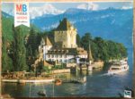Image of the puzzle 3000, MB, Oberhofen Castle, Switzerland, Complete, Picture of the box