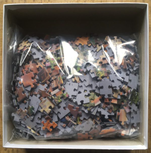 Image of the puzzle 1000, Goliath, Living with New Horizons, by Chuck Pinson, Complete, Picture of the bag