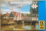 Image of the puzzle 2500, F.X. Schmid, Drawbridge in Edam, North Holland, Incomplete, Picture of the box