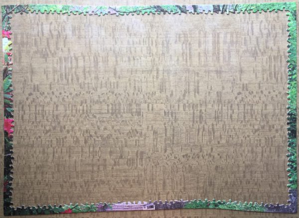 Image of the puzzle 1000, Leap Year, Multnomah Falls, Complete, Picture of the border pieces