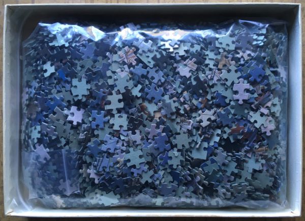 Image of the puzzle 3000, Nathan, Ships Entering Le Havre, Édouard Adam, Complete, Picture of the bag