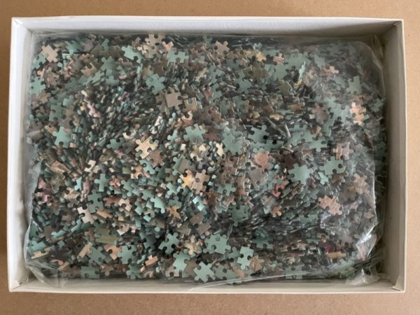 Image of the puzzle Image of the puzzle 3000, Ravensburger, Against the Spanish Armada, by Aert Anthonisz, Sealed Bag, Picture of the bag