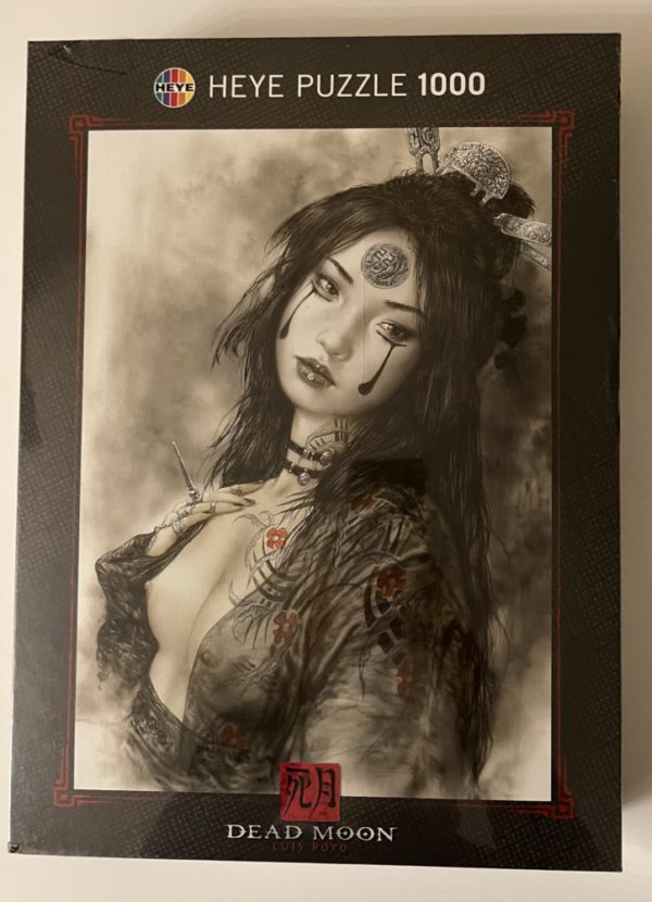 Image of the puzzle 1000, Heye, Sadness, Luis Royo, Factory Sealed, Picture of the box