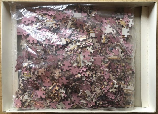 Image of the puzzle 1500, Scandecor, The New Manège, by Johann Elias Ridinger, Sealed Bag, Picture of the bag