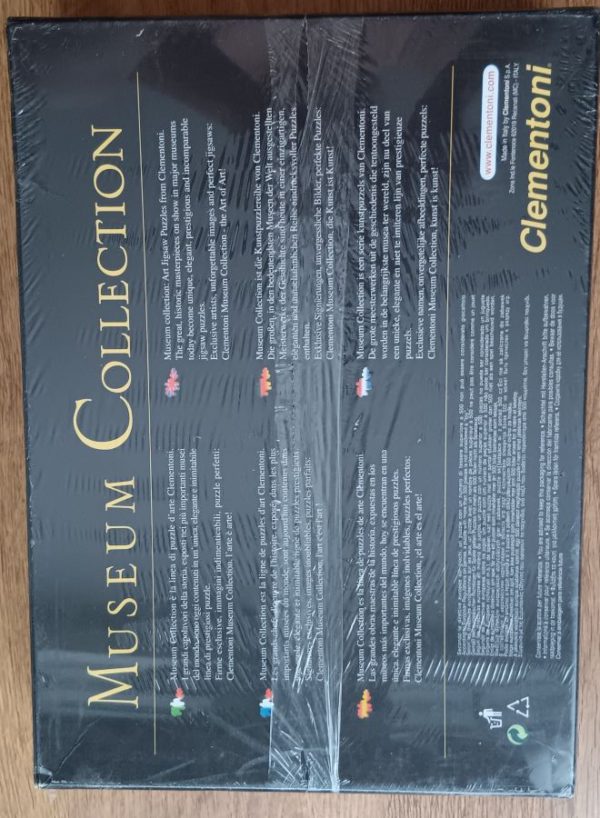 Image of the puzzle 1000, Clementoni, La Gioconda, Leonardo da Vinci, Factory Sealed, Picture of the back