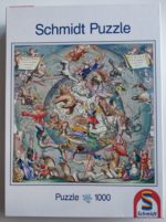 Image of the puzzle 1000, Schmidt, Ancient Astrological Map, Sealed Bag, Picture of the box