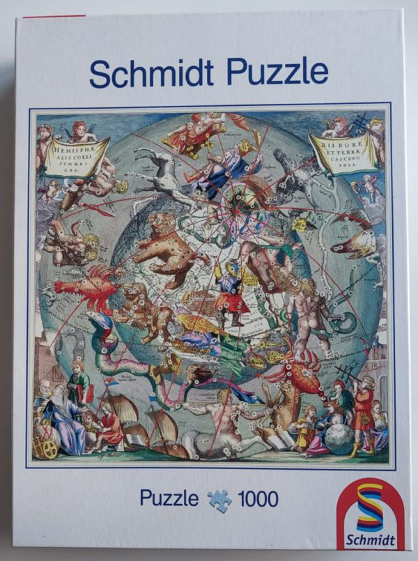 Image of the puzzle 1000, Schmidt, Ancient Astrological Map, Sealed Bag, Picture of the box