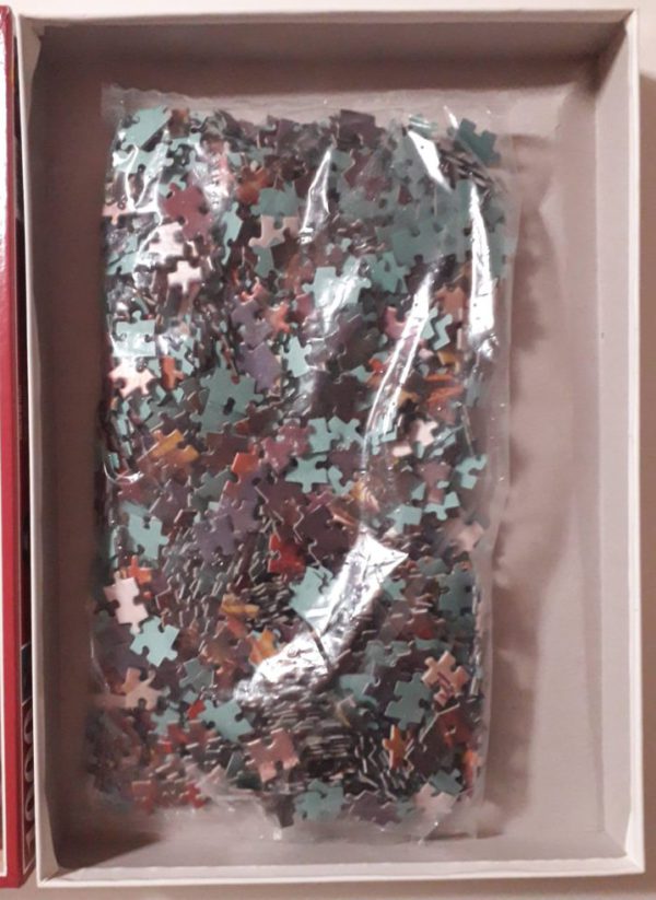 Image of the puzzle 1000, Schmidt, Fire Dragon, Boris Vallejo, Sealed Bag, Picture of the bag