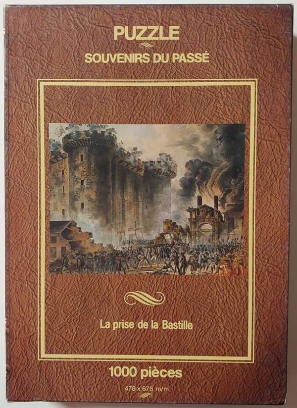 Image of the puzzle 1000, Ferriot Cric, La Prise de la Bastille, by Jean-Pierre Houël, Sealed Bag, Picture of the box