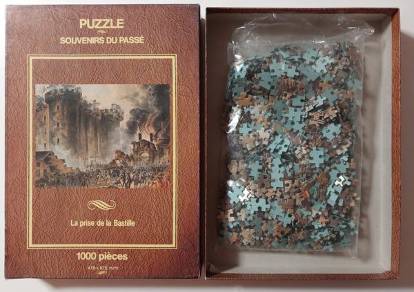 Image of the puzzle 1000, Ferriot Cric, La Prise de la Bastille, by Jean-Pierre Houël, Sealed Bag, Detail of the bag