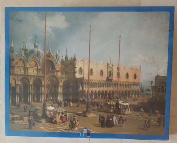 Image of the puzzle 1000, Impronte Edizioni, Piazza San Marco, by Canaletto, Picture of the box