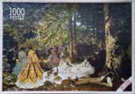 Image of the puzzle 1000, World Games, The Picnic, by Claude Monet, Factory Sealed, Picture of the box