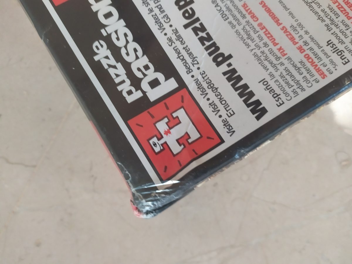 Image of the puzzle 1500, Educa, Magna Carta, Nicolaus Vischerius, Factory Sealed, Picture of the corner