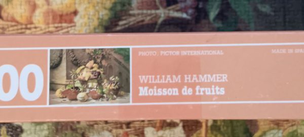 Image of the puzzle 3000, Nathan, Fruit Harvest, William Hammer, Complete, Picture of the side