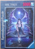 Image of the puzzle 1000, Ravensburger, Inmortal Flight, Anne Stokes, Complete, Picture of the box