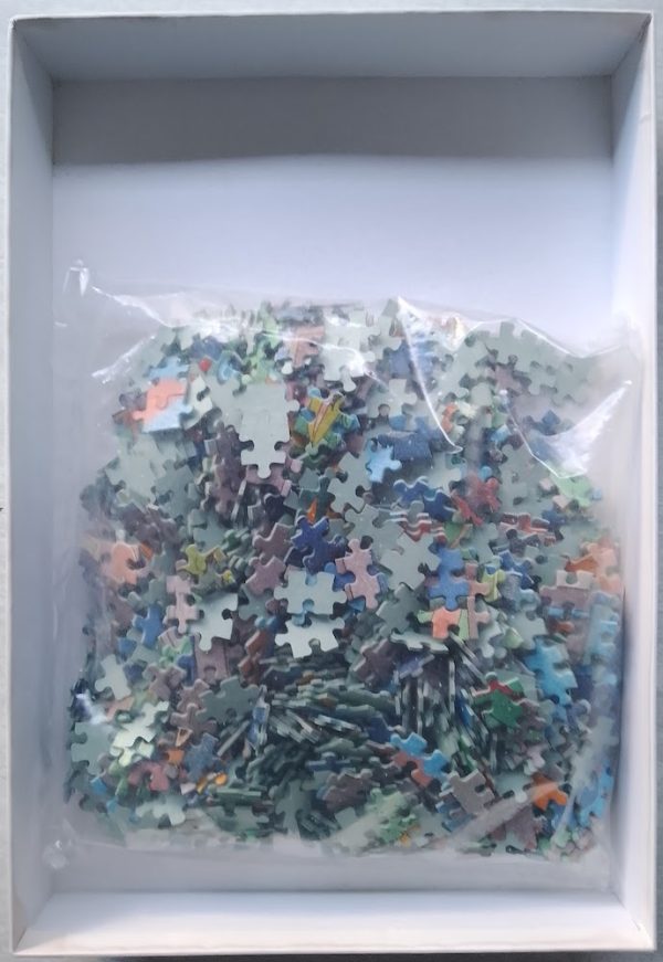 Image of the puzzle 1000, Jumbo, A Bright Day, Robert Howe, Sealed Bag, Picture of the bag