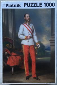 Image of the puzzle 1000, Piatnik, Kaiser Franz Joseph I of Austria, by Franz Xaver Winterhalter, Factory Sealed, Picture of the box