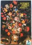 Image of the puzzle 1000, Schmidt, Vase with Flowers, by Peter Binoit, Sealed Bag, Picture of the box