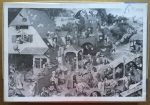 Image of the puzzle 3000, Ravensburger, Dutch Proverbs, by Pieter Bruegel the Elder, Complete, Picture of the back
