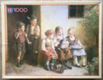 Image of the puzzle 1000, MB, Feeding Dolly, by Edmund Adler, Complete, Picture of the box