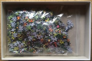 Image of the puzzle 1000, Piatnik, Jungle Birds, by François Ruyer, Complete, Picture of the bag