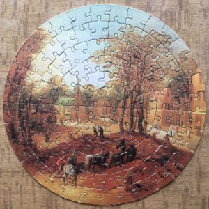 Image of the puzzle 4x108, Webb Ivory, The Four Seasons, by Joos de Momper, Complete, Picture of the puzzle
