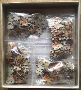 Image of the puzzle 4x108, Webb Ivory, The Four Seasons, by Joos de Momper, Complete, Picture of the bags