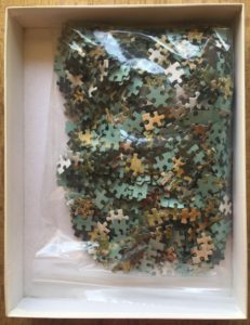 Image of the puzzle 1000, MB, Collie, Complete, Picture of the bag