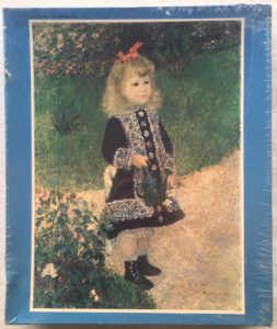 Image of the puzzle 1500, Western Publishing, A Girl with a Watering Can, by Pierre-Auguste Renoir, Factory Sealed, Picture of the box