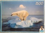 Image of the puzzle 1500, Schmidt, Polar Bear, Incomplete, Picture of the box