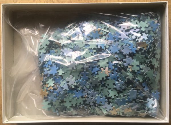 Image of the puzzle 1500, Schmidt, Polar Bear, Incomplete, Picture of the bag