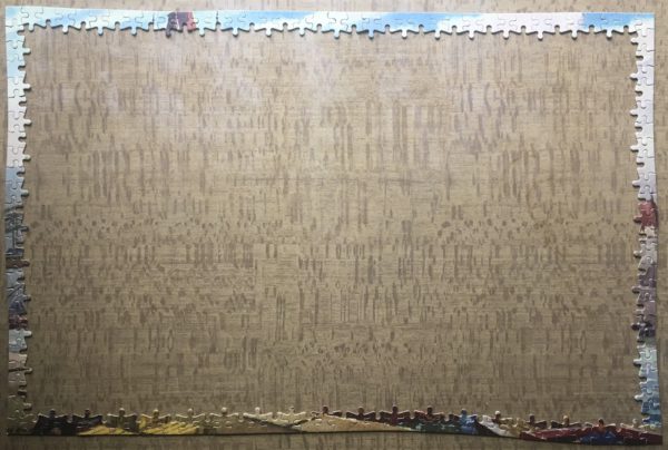 Image of the puzzle 800, Tower Press, The Pool of London, Complete, Picture of the border pieces