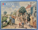 Image of the puzzle 1000, MB, Hoogeveen Story Plate, by Cornelis Jetses, Complete, Picture of the box