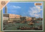Image of the puzzle 3000, Falcon, Venice on Ascension Day, by Canaletto, Factory Sealed, Picture of the box
