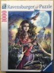 Image of the puzzle 1000, Ravensburger, Protector of Wolves, Silvia Christoph, Factory Sealed, Picture of the box