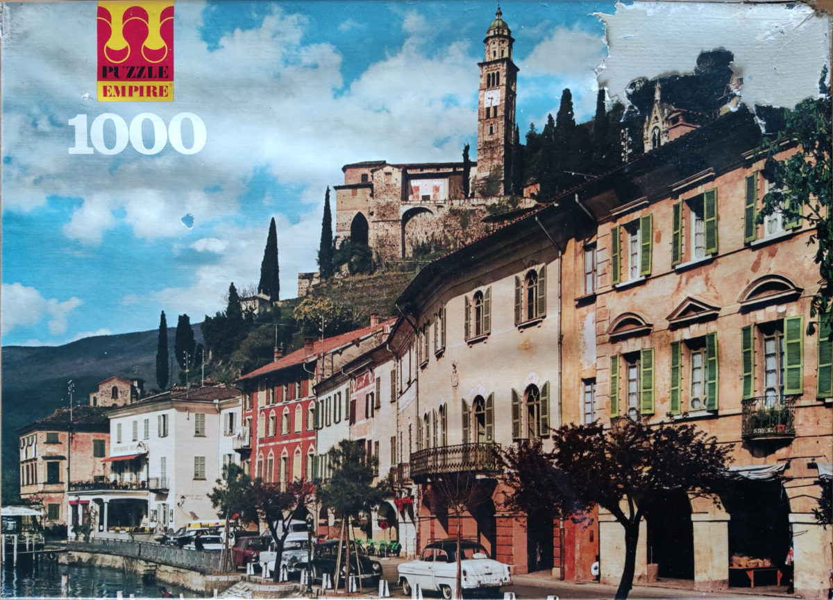Marcote1 Image of the puzzle 1000, Empire Puzzle, Morcote, Switzerland, Picture of the box