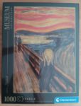 Image of the puzzle 1000, Clementoni, The Scream, Edvard Munch, Factory Sealed, Picture of the box