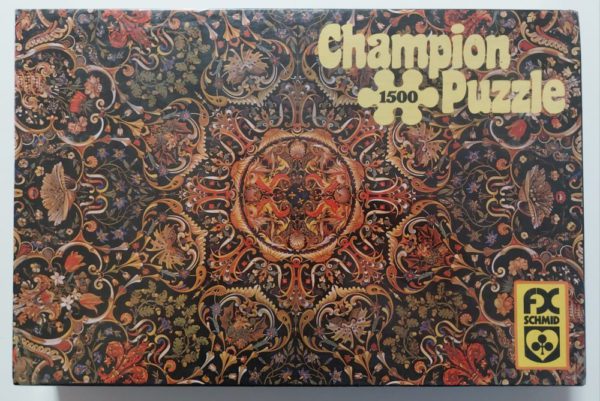 Image of the puzzle 1500, F.X. Schmid, Florentine Mosaic, Factory Sealed, Picture of the box